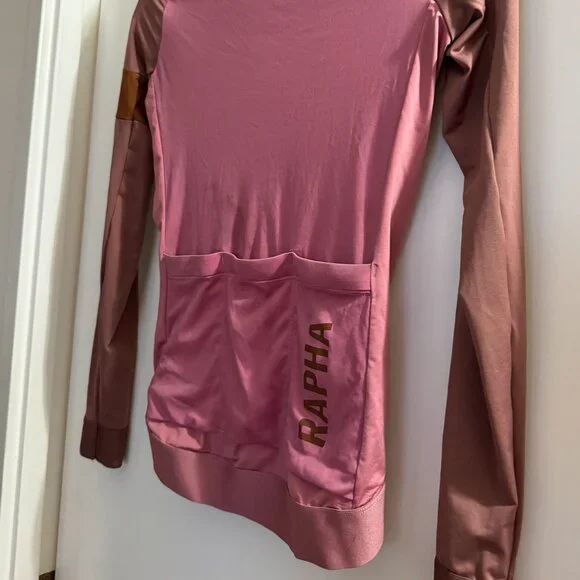 COPY - Rapha Women's Pro Team Long Sleeve Training Jersey Pink Size XS - Picture 3 of 8